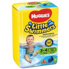 Huggies Little Swimmers Pleny do vody jednorázové 3-4 (7-15 kg) 12 ks