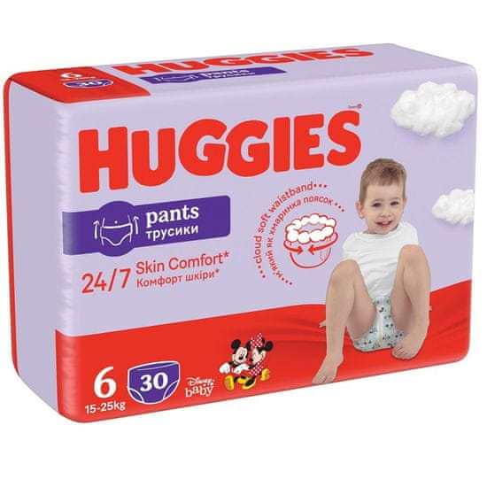 Huggies Pants Kalhotky plenkové jednorázové 6 (15-25 kg) 30 ks