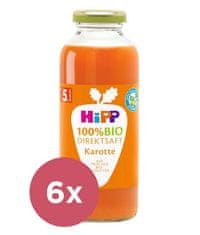 HiPP 6x 100 % Bio Juice Karotková šťáva