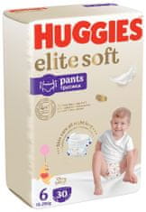 Huggies Elite Soft Pants Kalhotky plenkové jednorázové 6 (15-25 kg) 30 ks