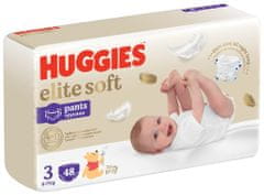 Huggies Elite Soft Pants Kalhotky plenkové jednorázové 3 (6-11 kg) 48 ks