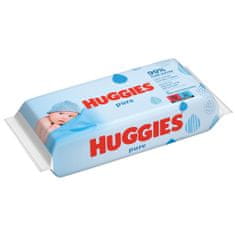 Huggies Single Pure Ubrousky vlhčené 56 ks