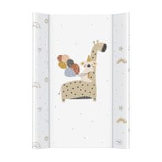 Ceba Baby CEBA Podložka přebalovací 2-hranná s pevnou deskou (50x70) Comfort Giraffe