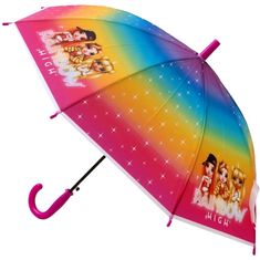 E plus M Dívčí vystřelovací deštník Rainbow High