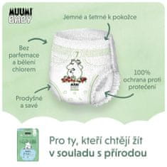 MUUMI BABY Baby Pants 7 XL 16-26 kg (102 ks), měsíční balení kalhotkových eko plen