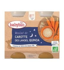 Babybio 3x Večerní menu mrkvové mouliné a quinoa 2x 200 g