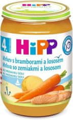 HiPP 6x Mrkev s bramborami a lososem (190 g)