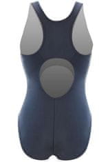 Amiatex Dámské jednodílné plavky + Ponožky Gatta Calzino Strech, tmavě modrá, XL
