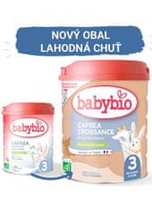 Babybio 3x CAPREA 3 Croissance plnotučné kozí kojenecké bio mléko 800 g