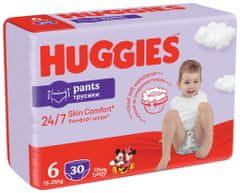 Huggies Pants Kalhotky plenkové jednorázové 6 (15-25 kg) 120 ks - MĚSÍČNÍ ZÁSOBA