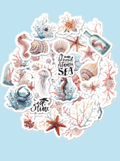 KN Sada 40 samolepek - Mořský korál
