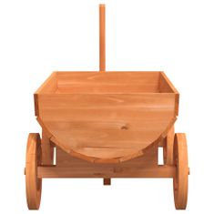 Vidaxl Dekorativní vozík 70 x 43 x 54 cm masivní jedlové dřevo