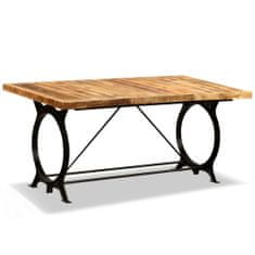 Vidaxl Jídelní stůl z hrubého masivního mangovníkového dřeva 180 cm