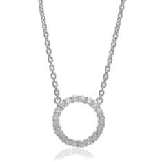 SIF JACOBS Okouzlující stříbrný náhrdelník s kubickými zirkony Biella SJ-C338(1)-CZ