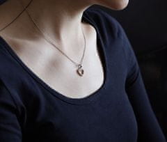 Beneto Stříbrný náhrdelník se srdíčkem AGS1130/47 (řetízek, přívěsek)