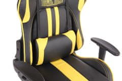 BHM Germany Kancelářská židle Jeri, černá / žlutá