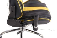 BHM Germany Kancelářská židle Jeri, černá / žlutá