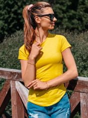 Deoti Dámské basic tričko Meinrad žlutá M