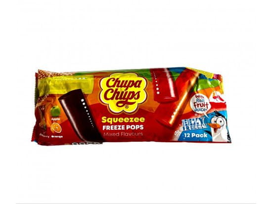 Chupa Chups  Squeezee Freeze Pops vodové zmrzliny 540ml