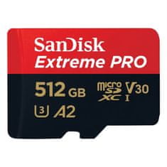 SanDisk Extreme PRO Micro SDXC 512GB 200MBs