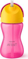 Philips Kouzelný hrneček s ohebným brčkem Avent 300 ml růžový