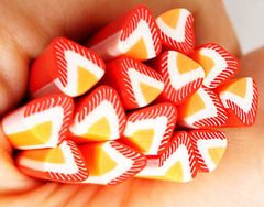 Kraftika Fimo tyčinky, jahodově červené, dekorace na nehty