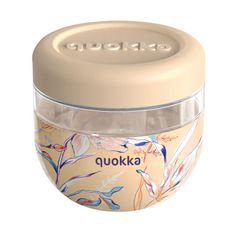 QUOKKA Bubble, Plastová nádoba na jídlo VINTAGE FLORAL, 770ml, 40135