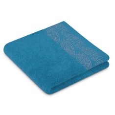 AmeliaHome Sada 6 ks ručníků ALLIUM klasický styl modrá
