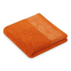 AmeliaHome Sada 3 ks ručníků ALLIUM klasický styl oranžová, velikost 30x50+50x90+70x130
