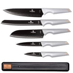 Berlingerhaus Sada nožů s magnetickým držákem 6 ks Moonlight Edition