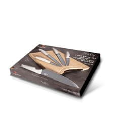 Berlingerhaus Sada nožů s nepřilnavým povrchem + prkénko 6 ks Aspen Collection