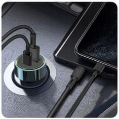 XO Nabíječka do auta USB-C QC PD 20W 3A, černá
