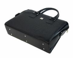 Kraftika Lc-01 černá matná dámská kabelka pro notebook do 15.6