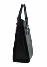 Kraftika Lc-01 černá matná dámská kabelka pro notebook do 15.6