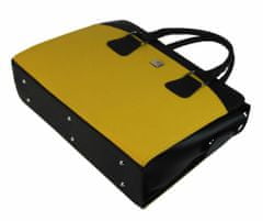 Kraftika Lc-01 hořčicově žlutá dámská kabelka pro notebook do