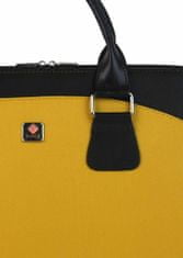 Kraftika Lc-01 hořčicově žlutá dámská kabelka pro notebook do