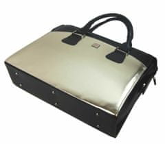 Kraftika Lc-01 zlatá dámská kabelka pro notebook do 15.6 palce