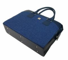 Kraftika Lc-01 riflová modrá dámská kabelka pro notebook do