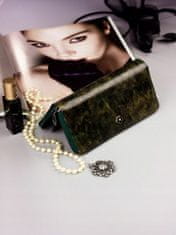 Cavaldi Zelená dámská peněženka kůže/pu v dárkové krabičce
