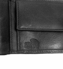 Buffalo Wild Kožená černá pánská peněženka rfid v krabičce