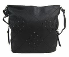 Kraftika Černá crossbody dámská kabelka xh5012