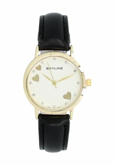 Skyline Náramkové dámské hodinky s kamínky quartz 9300-7