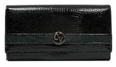 Cavaldi Kožená peněženka dámská černo-modrá v dárkové