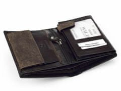 Wild Kožená pánská peněženka černá
