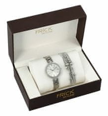Skyline Dámská dárková sada stříbrné hodinky s náramkem