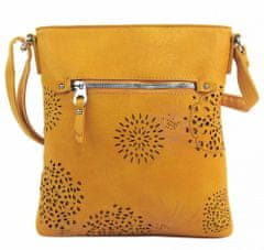 BELLA BELLY Crossbody dámská kabelka v květovaném designu žlutá 5432-bb