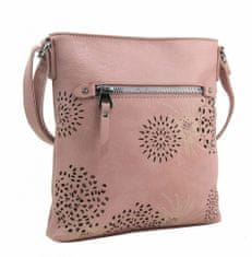 BELLA BELLY Crossbody dámská kabelka v květovaném designu růžová 5432-bb