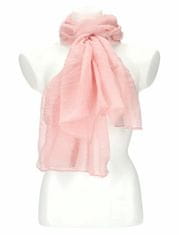 Cashmere Dámský letní jednobarevný šátek 180x90 cm růžová