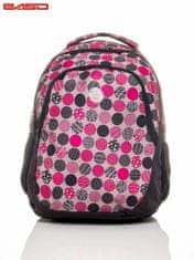 Kraftika Školní batoh s puntíkatým vzorem