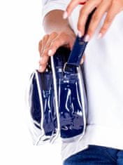 CEDAR Lakovaná taška s nápisem tmavě modrá